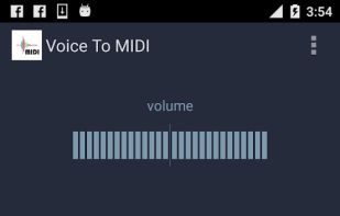Voice to MIDI screenshot 1