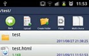 WebDAV File Manager screenshot 1