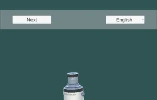 Microscope parts 3D model screenshot 3