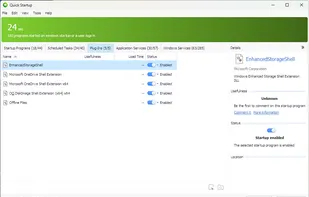 Quick Startup screenshot 2