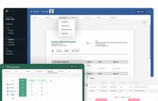 Manage major academic tasks and processes, such as assessment creation and gradebooks, efficiently. Monitor class performance and share performance data with students and parents. 