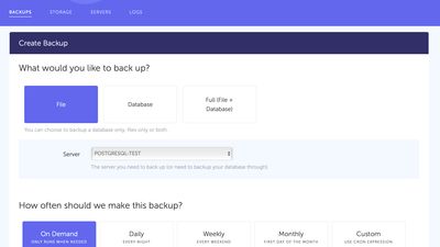 SimpleBackups - Create Backups