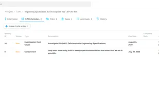FreeQMS screenshot 1