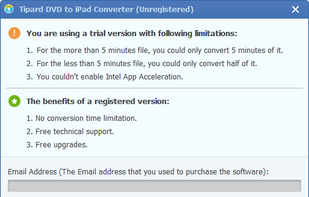 Tipard DVD to iPad Converter screenshot 1