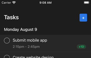 Motion: Tasks and Scheduling screenshot 2