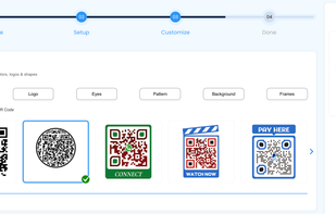 eye catching QR code templates of different shapes and forms