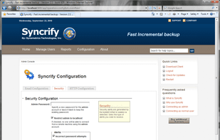 Syncrify screenshot 1