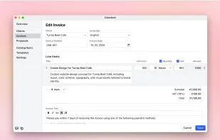 Cakedesk screenshot 1