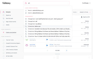 FullStory screenshot 2