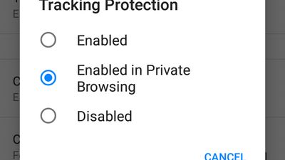 Tracking Protection