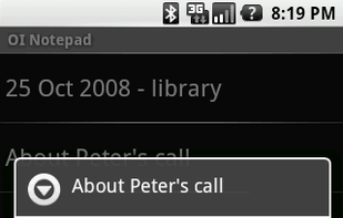 OI Notepad screenshot 1