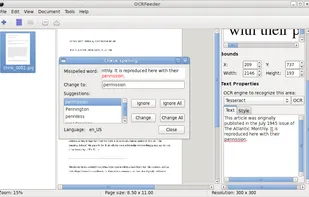 OCRFeeder screenshot 3