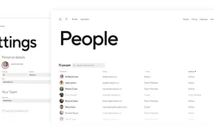 New Settings & People pages
