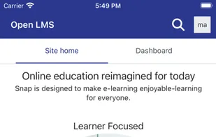 Open-LMS screenshot 1
