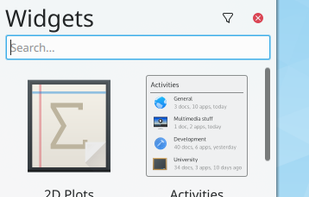 Plasma Widgets