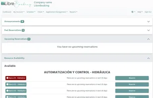 LibreBooking screenshot 2