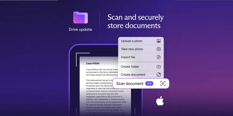 Proton Drive launches secure document scanning for iOS users image