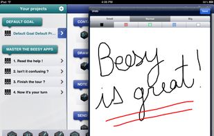 ipad note taking with handrawing - Beesy