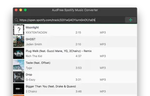 AudFree Spotify Music Converter screenshot 1