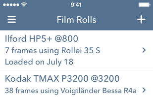 Film Rolls screenshot 1