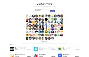 contrib.rocks screenshot 1