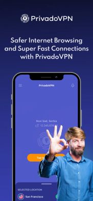 PrivadoVPN screenshot 1