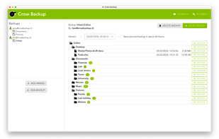  Crow Backup screenshot 1