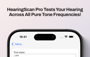 Hearing Scan Pro on iPhone