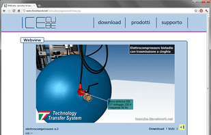 IceCube WebView visualize maintenance procedure inside a browser