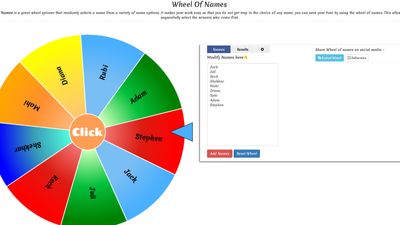 Wheel Of Names.us screenshot 1