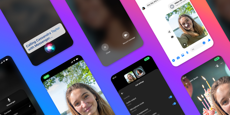 Meta brings AI backgrounds, HD video, noise reduction, Siri integration to Messenger calls image