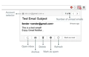 Notifier for Gmail screenshot 1