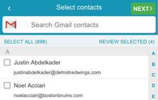 CloudSponge screenshot 1