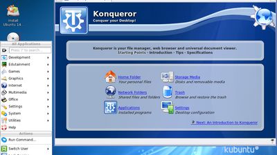 Trinity Desktop Environment (TDE) screenshot 1