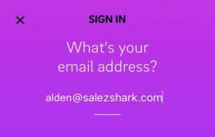 SalezShark Mobile app | Login