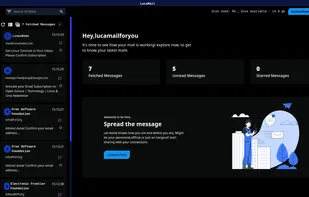 LucaMail screenshot 1