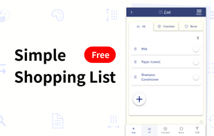 Simple shopping list "Lisble"