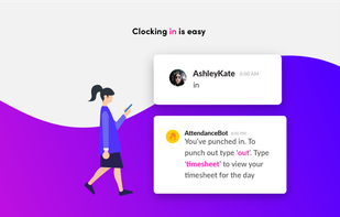 Punch in / Punch out on Slack