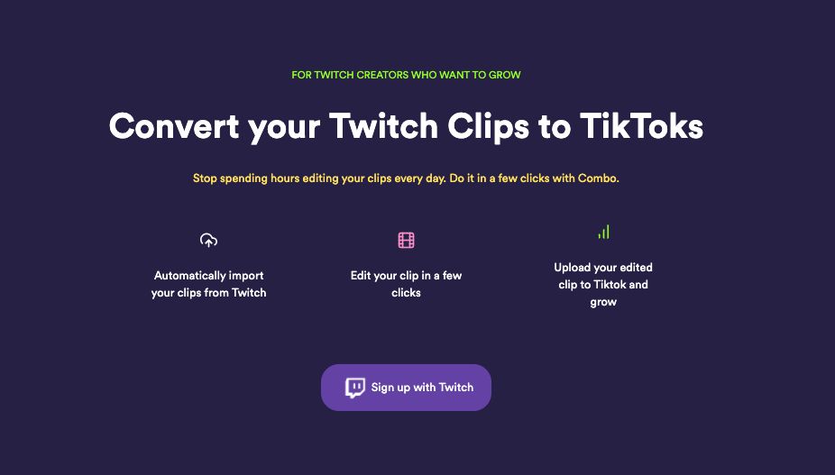 StreamLadder  Edit Twitch and  clips for TikTok