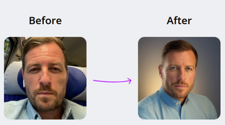 AI SuitUp enhances Headshots creation with FLUX model image