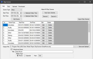 Clean Media Player Skip Scenes