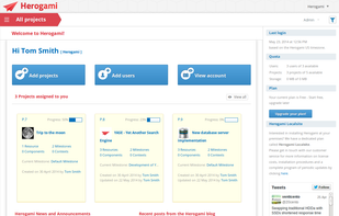 All your projects in a view