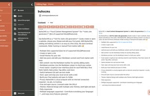BuhoCMS screenshot 1