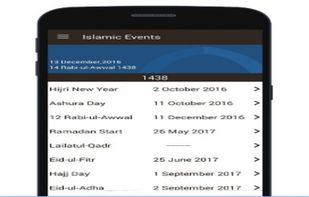 Islamic Hijri Calendar 2017 screenshot 2
