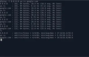 Fping (open source) screenshot 1
