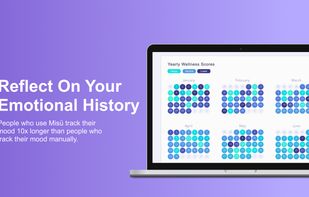 View your emotional history as you track your mood with Misu