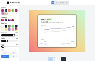 Select Background, rounded corner, border