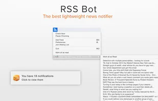 RSS Bot screenshot 2