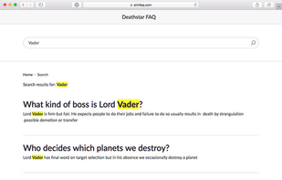 SlimFAQ screenshot 1