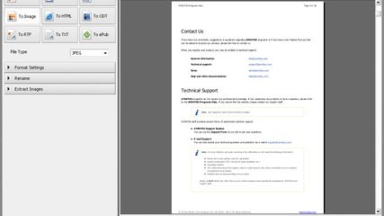 AVS Document Converter screenshot 1